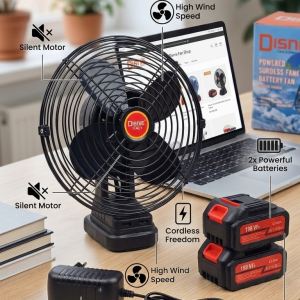 DISNIE Turbo Rechargeable Electric Fan